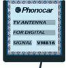 Antenna car PHONOCAR VM816 antenna TV Digitale, Guadagno 20 ± 1 dB